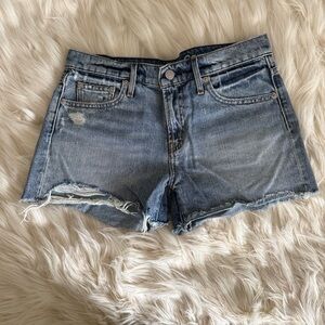 GAP_ Distressed Light Blue Jean Shorts size 26